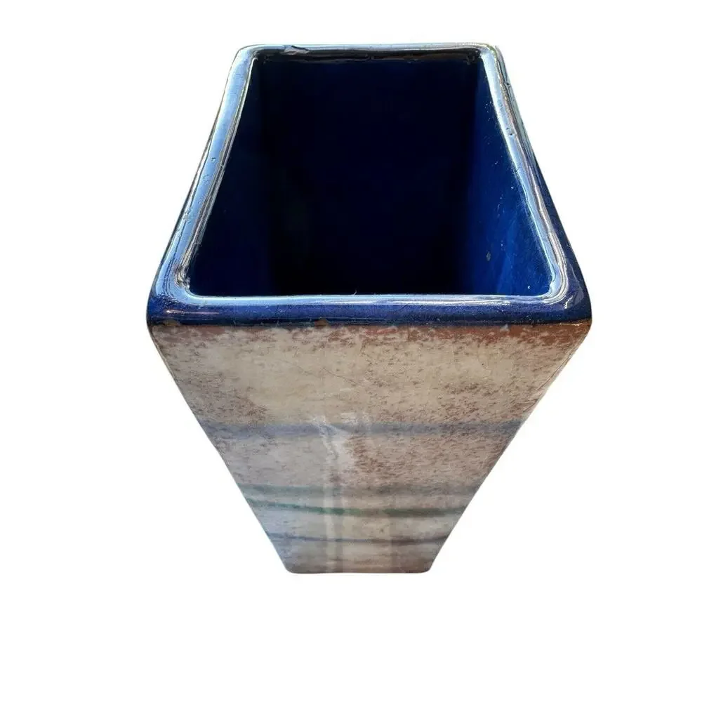 Mid-Century Rare Rectangular‎ Vase Women & Their Horses Polia Pillin c.1950-60s